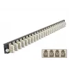 Μπροστινό πάνελ splice box DeLOCK 19 ιντσών 24 Port LC Quad μπεζ