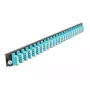 Μπροστινό πάνελ splice box DeLOCK 19 ιντσών 24 Port LC Quad aqua