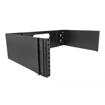 Βάση rack DeLOCK 19 ιντσών Επιτοίχιο rack 3U αναδιπλούμενο μαύρο