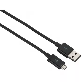 Hama 00200904 Καλώδιο USB USB 2.0 0,9 m USB A Micro-USB B μαύρο