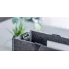 Τσάντα ώμου Sigel BA411 φελτ γκρι unisex μεγάλη