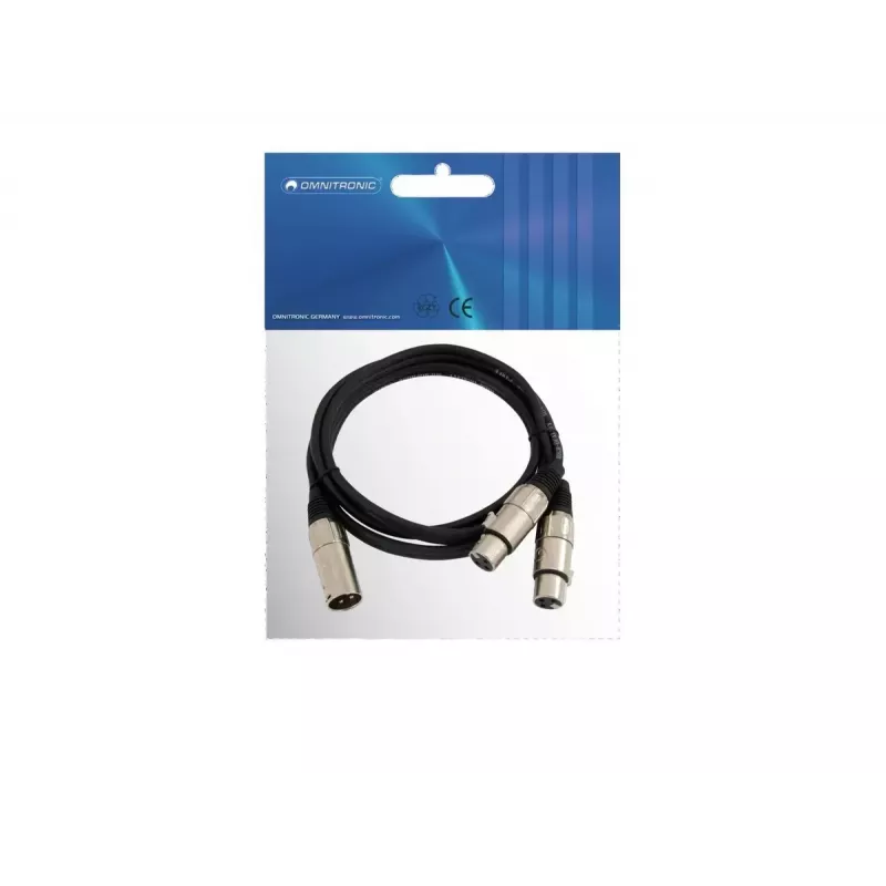Καλώδιο ήχου Omnitronic 30225207 XLR 0,5m