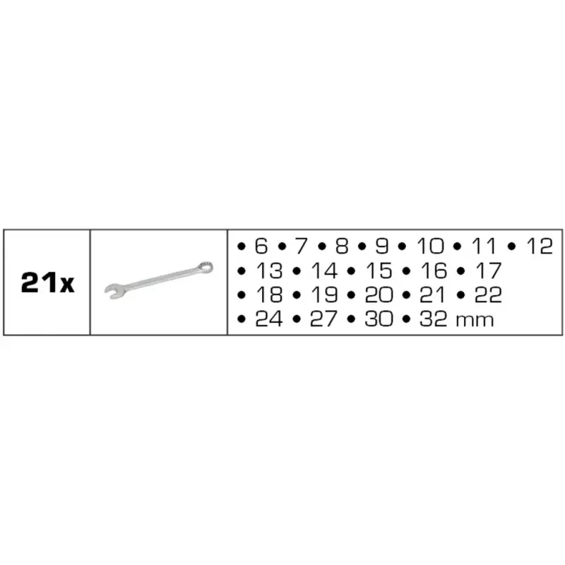 Σετ πολύγωνων κλειδιών Brilliant Tools BT011021
