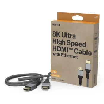 Καλώδιο HDMI Hama 00305150 2 m HDMI Type-A (Standard) μαύρο, γκρι