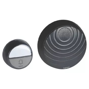 Legrand 094253 Σετ ασύρματου κουδουνιού, Ανθρακί