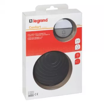Legrand 094253 Σετ ασύρματου κουδουνιού, Ανθρακί