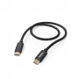 Hama Υφασμάτινο καλώδιο USB USB 2.0 1,5 m USB C Μαύρο