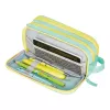 Κασετίνα Herlitz Neon Soft Πολυεστέρας Μέντα Κίτρινο 235x110x75mm