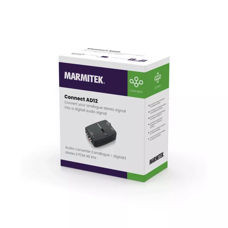 Marmitek Connect AD12 Μαύρο 25008412 Εξαγωγέας ήχου HDMI 4K
