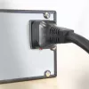 ACT Καλώδιο τροφοδοσίας C19 IEC Lock – ανοιχτό άκρο μαύρο 2 m, PC1174, συσκευασία 5 τεμ.
