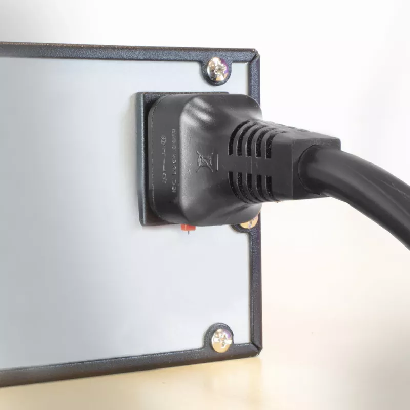 ACT Καλώδιο τροφοδοσίας C19 IEC Lock – ανοιχτό άκρο μαύρο 2 m, PC1174, συσκευασία 5 τεμ.