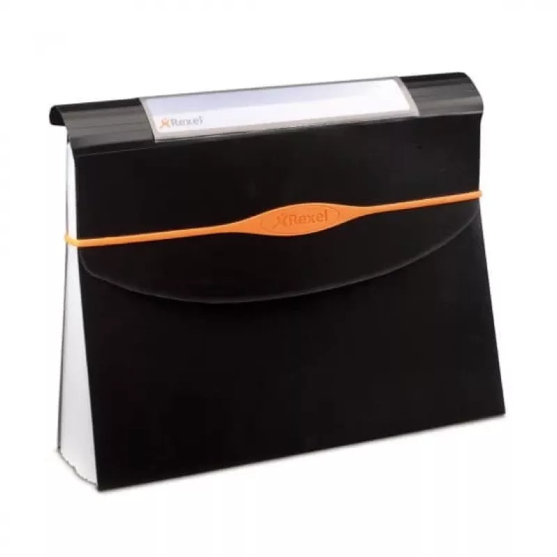 Rexel Optima Expander 13 τεμ. Μαύρο, Μαύρο, Πολυπροπυλένιο (PP), 500 φύλλα, A4, 45 mm, 325 mm