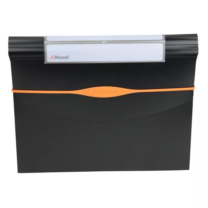 Rexel Optima Expander 13 τεμ. Μαύρο, Μαύρο, Πολυπροπυλένιο (PP), 500 φύλλα, A4, 45 mm, 325 mm