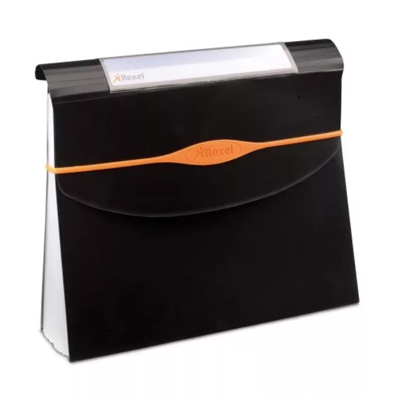 Rexel Optima Expander 13 τεμ. Μαύρο, Μαύρο, Πολυπροπυλένιο (PP), 500 φύλλα, A4, 45 mm, 325 mm