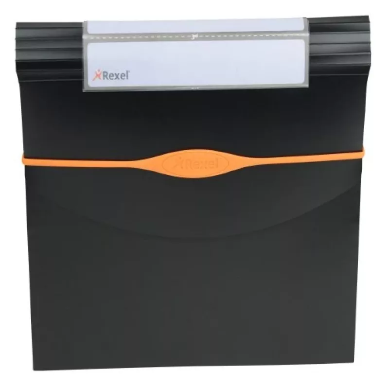 Rexel Optima Expander 13 τεμ. Μαύρο, Μαύρο, Πολυπροπυλένιο (PP), 500 φύλλα, A4, 45 mm, 325 mm