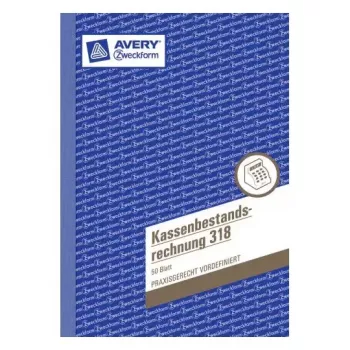 Βιβλίο διαχείρισης Avery 318 μπλε-λευκό