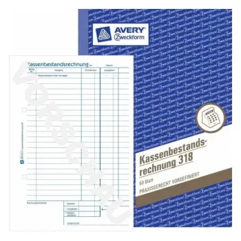 Βιβλίο διαχείρισης Avery 318 μπλε-λευκό
