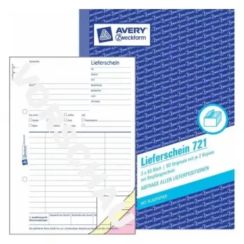 Βιβλίο διαχείρισης Avery 721 μπλε λευκό