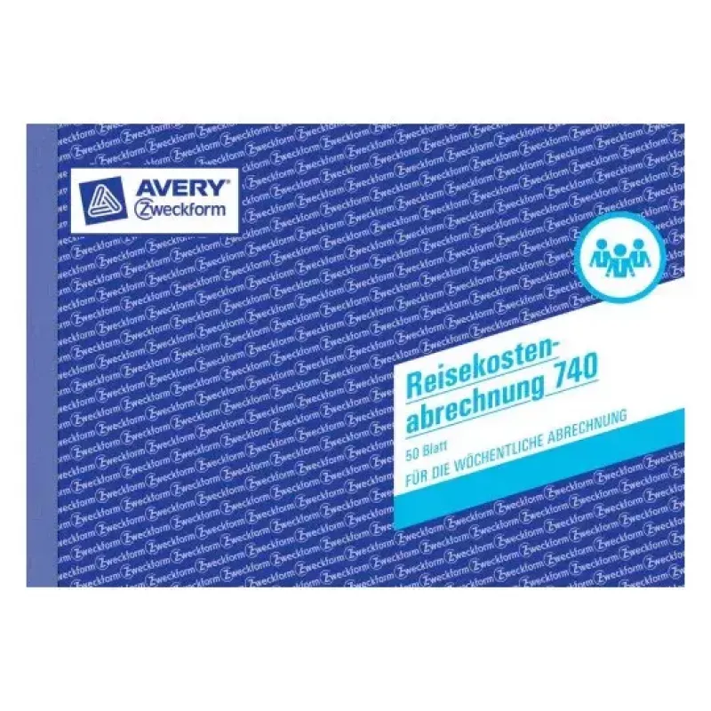 Βιβλίο διαχείρισης Avery 740 μπλε λευκό