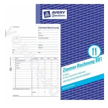 Βιβλίο διαχείρισης Avery 881 μπλε λευκό