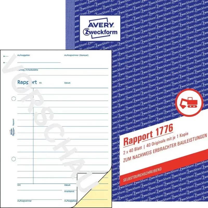 Βιβλίο λογιστικών εντύπων A5 Avery 1776