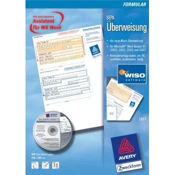 Επαγγελματική φόρμα Avery 2817