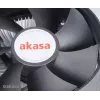Cooler Akasa AK-CCE-7105EP σύστημα ψύξης επεξεργαστή 9,2 cm μαύρο ασημί