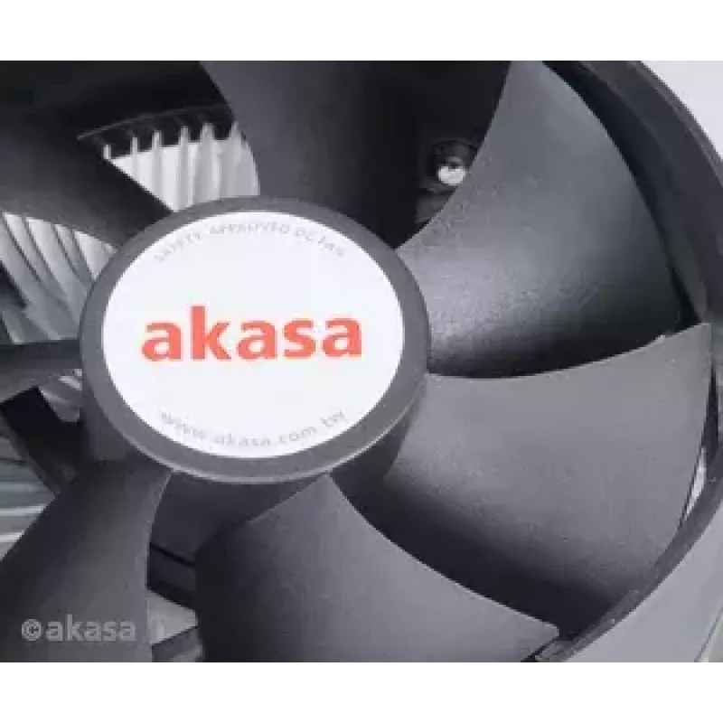 Cooler Akasa AK-CCE-7105EP σύστημα ψύξης επεξεργαστή 9,2 cm μαύρο ασημί