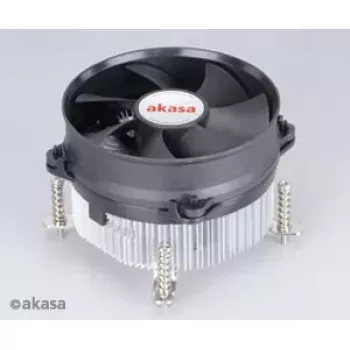 Cooler Akasa AK-CCE-7105EP σύστημα ψύξης επεξεργαστή 9,2 cm μαύρο ασημί