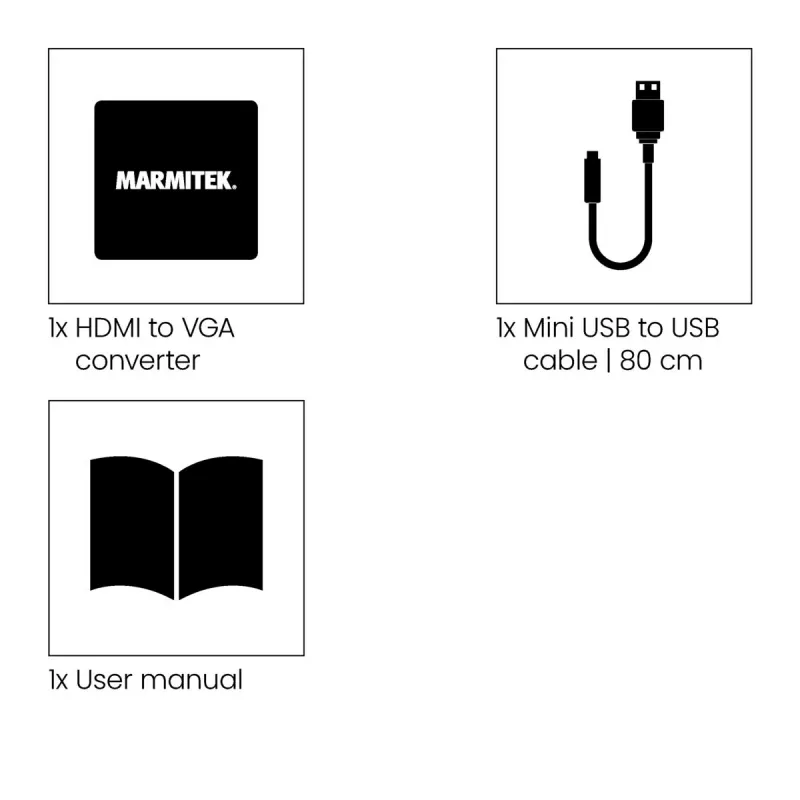 Marmitek Connect HV15 - Προσαρμογέας HDMI σε VGA