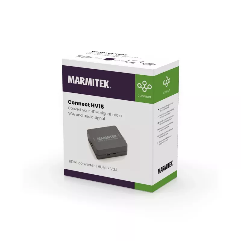 Marmitek Connect HV15 - Προσαρμογέας HDMI σε VGA