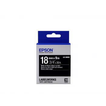 Epson κασέτα ετικετών Vivid LK-5BWV λευκό/μαύρο 18 mm (9 m)