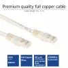 ACT Ivory Καλώδιο patch U/UTP CAT6 10 m με βύσματα RJ45