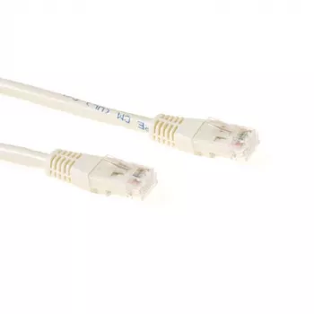 ACT Ivory Καλώδιο patch U/UTP CAT6 15 μέτρων με βύσματα RJ45