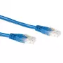 ACT Μπλε Καλώδιο patch U/UTP CAT6 2 μέτρων με βύσματα RJ45