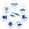 ACT Μπλε Καλώδιο patch U/UTP CAT6 20 μέτρων με βύσματα RJ45