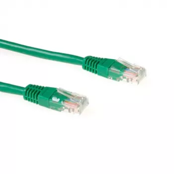 ACT Πράσινο Καλώδιο patch U/UTP CAT6 7m με βύσματα RJ45