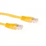 ACT Κίτρινο Καλώδιο patch U/UTP CAT6 2 μέτρων με βύσματα RJ45
