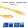 ACT Κίτρινο Καλώδιο patch U/UTP CAT6 2 μέτρων με βύσματα RJ45