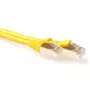 ACT Κίτρινο 7 μέτρα LSZH SFTP CAT6A Patch καλώδιο, χωρίς γλωττίδα με βύσματα RJ45