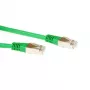 ACT FB9700 Cat6 S/FTP (SSTP, PiMF) καλώδιο σύνδεσης, 0,5 m, πράσινο