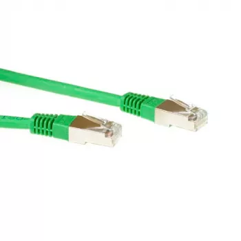 ACT Πράσινο 1 μέτρο LSZH SFTP CAT6 Καλώδιο patch με βύσματα RJ45