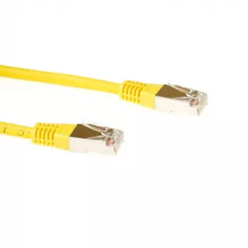 ACT Κίτρινο 0,5 μέτρα LSZH SFTP CAT6 Καλώδιο patch με βύσματα RJ45