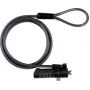 eSTUFF GLB220102 Κλειδαριά καλωδίου μαύρο 1,8 m