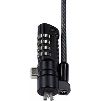 eSTUFF GLB220102 Κλειδαριά καλωδίου μαύρο 1,8 m
