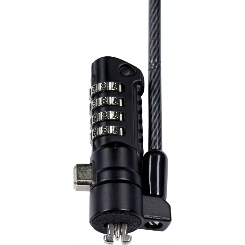 eSTUFF GLB220102 Κλειδαριά καλωδίου μαύρο 1,8 m