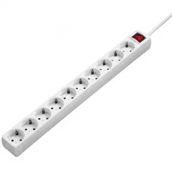 Hama 00137234 Προστασία Υπέρτασης Λευκό 10 Πρίζες AC 230 V 3 m