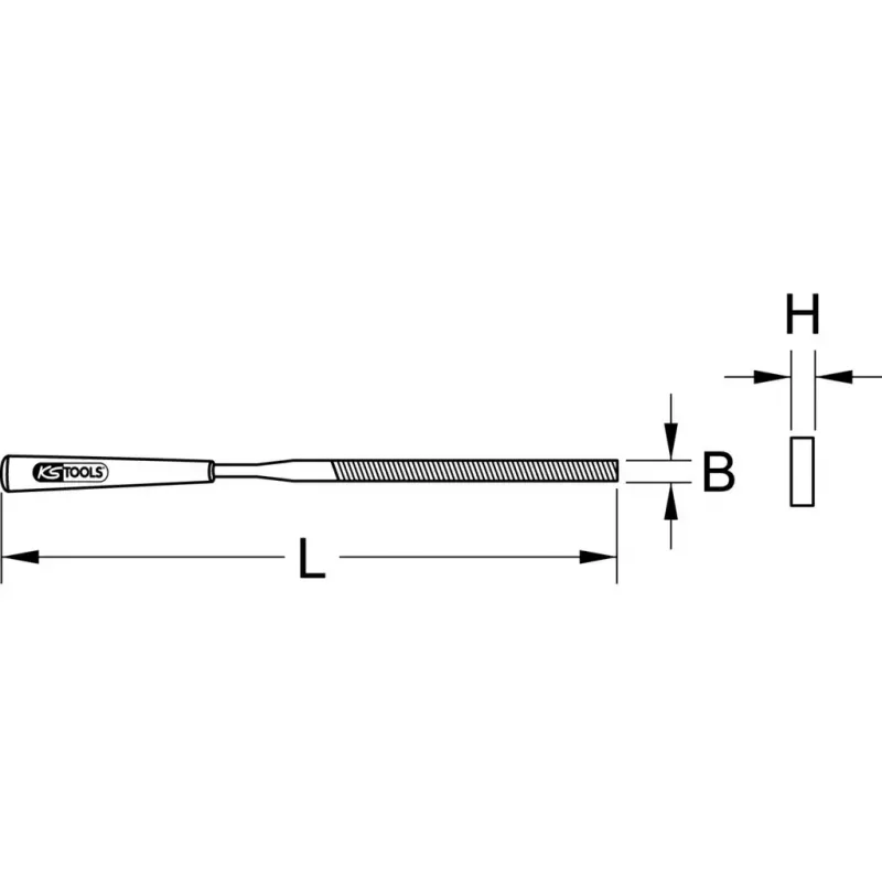 Λίμα/ράσπα KS Tools 140.3051