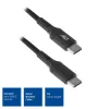 ACT καλώδιο φόρτισης/δεδομένων USB 2.0 βύσμα Type-C – βύσμα Type-C 1 μέτρο, νάιλον
