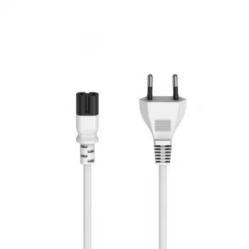 Hama 00223271 καλώδιο τροφοδοσίας λευκό 1,5 m υποδοχή C7